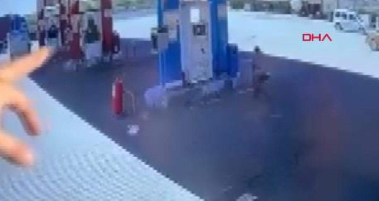 akaryakit istasyonundaki silahli kavga kamerada 7HKFhwAf