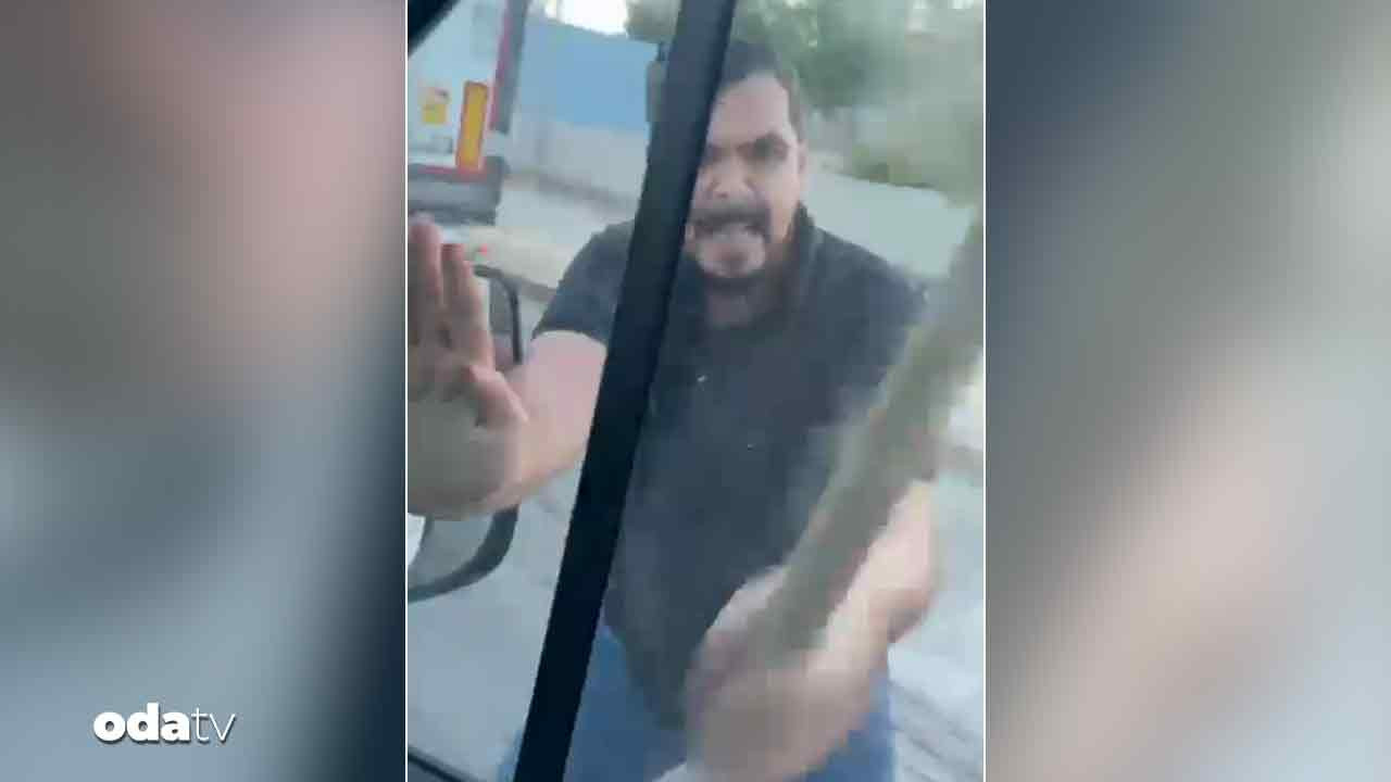 trafik magandalari dehset sacti odunlarla arac camina vurdular pKZs5sf8